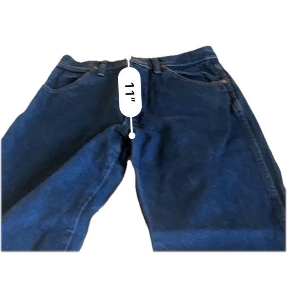 Wrangler A102 3040 womens Cowboy Cut Slim Fit Natural Rise Waist Jeans 7 X 36 - Picture 11 of 14